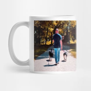 A Man and his Dogs Mug